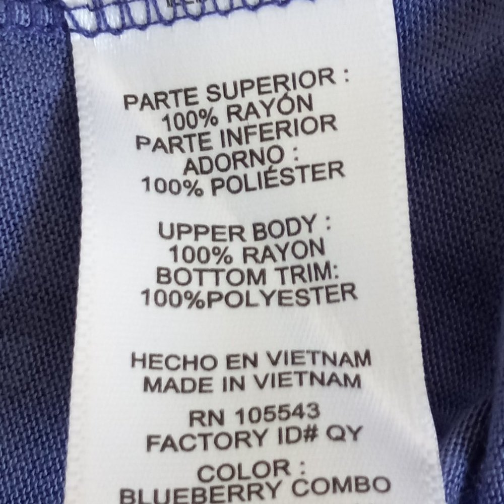 ELIE TAHARI Blue/Black Animal Print Top Sz S Very Cute! - Picture 5 of 5